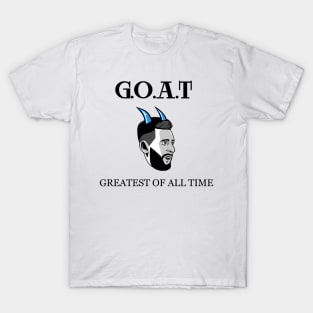 Messi GOAT - Greatest of All Time - ARG 22 Football T-Shirt